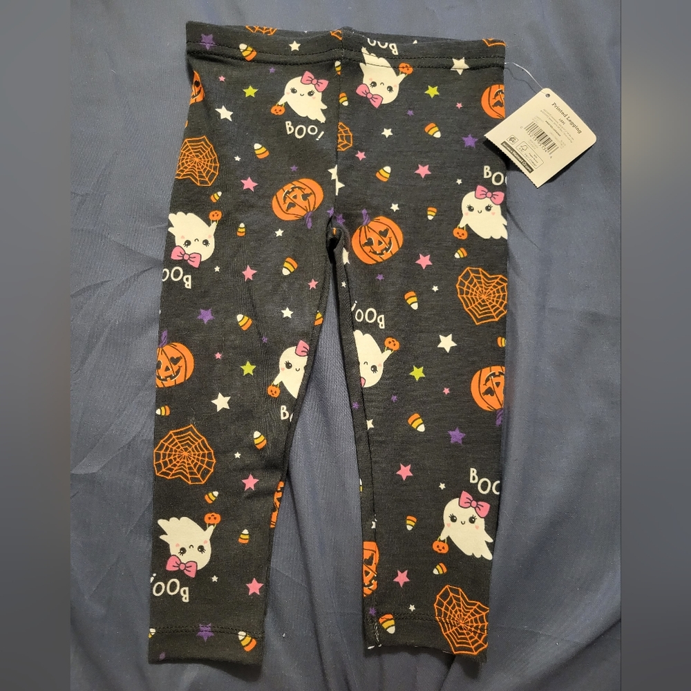 Celebrate Halloween 18months pumpkin and ghost pants New with tags